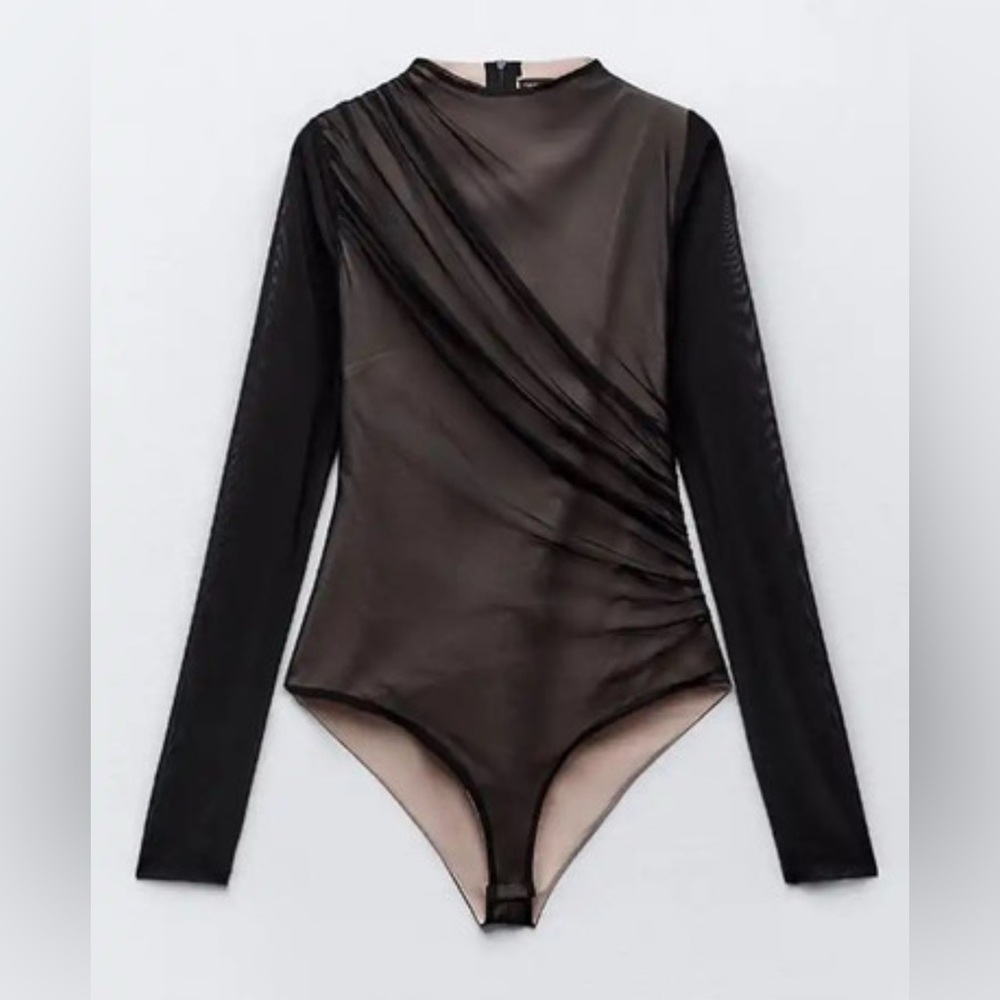 Zara sheer bodysuit